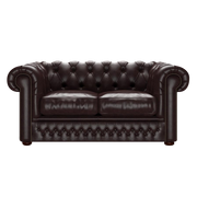Shackleton 2 Sits Chesterfield Soffa Old English Smoke