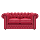 Shackleton 2 Sits Chesterfield Soffa Shelly Flame Red