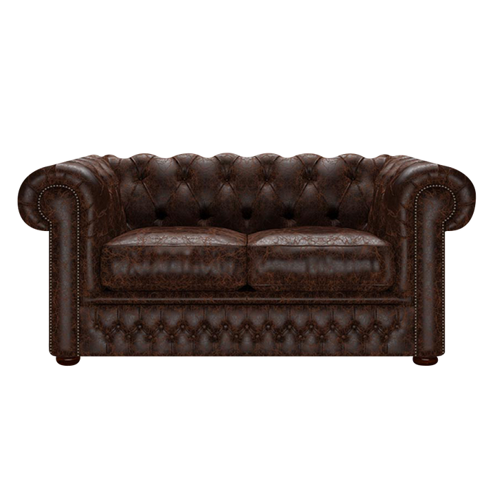 Shackleton 2 Sits Chesterfield Soffa Tudor Mahogany