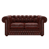 Shackleton 2 Sits Chesterfield Soffa Tudor Oxblood
