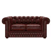 Shackleton 2 Sits Chesterfield Soffa Tudor Oxblood