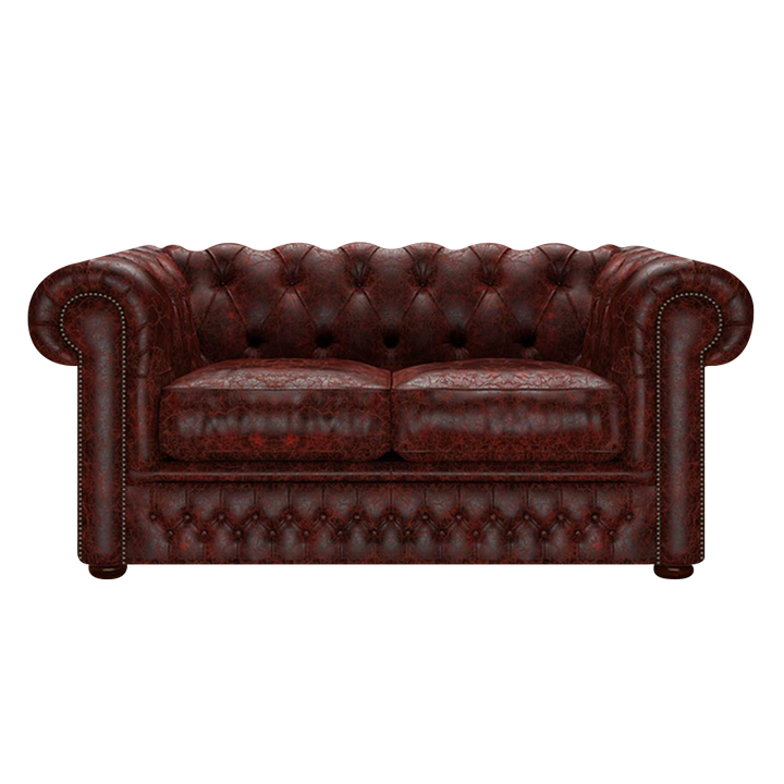 Shackleton 2 Sits Chesterfield Soffa Tudor Oxblood