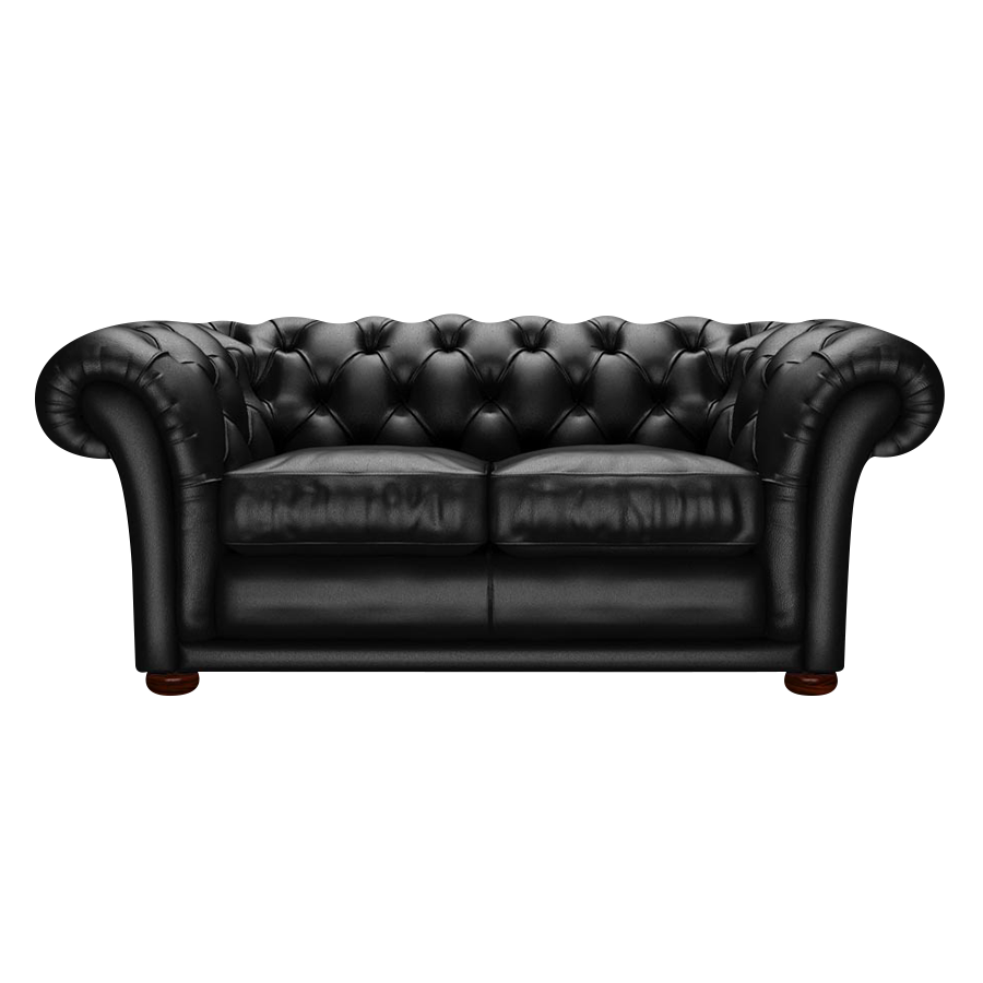 Shakespeare 2 Sits Chesterfield Soffa Birch Black