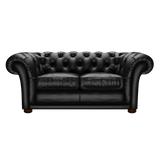 Shakespeare 2 Sits Chesterfield Soffa Birch Black