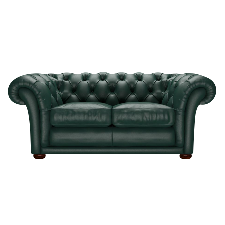 Shakespeare 2 Sits Chesterfield Soffa Birch Forest Green