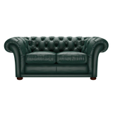 Shakespeare 2 Sits Chesterfield Soffa Birch Forest Green