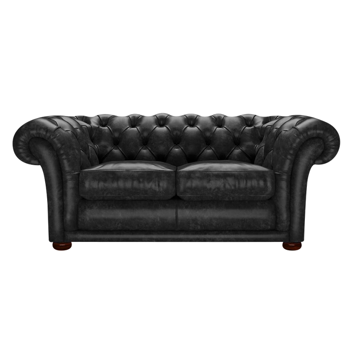 Shakespeare 2 Sits Chesterfield Soffa Etna Black