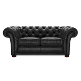 Shakespeare 2 Sits Chesterfield Soffa Etna Black