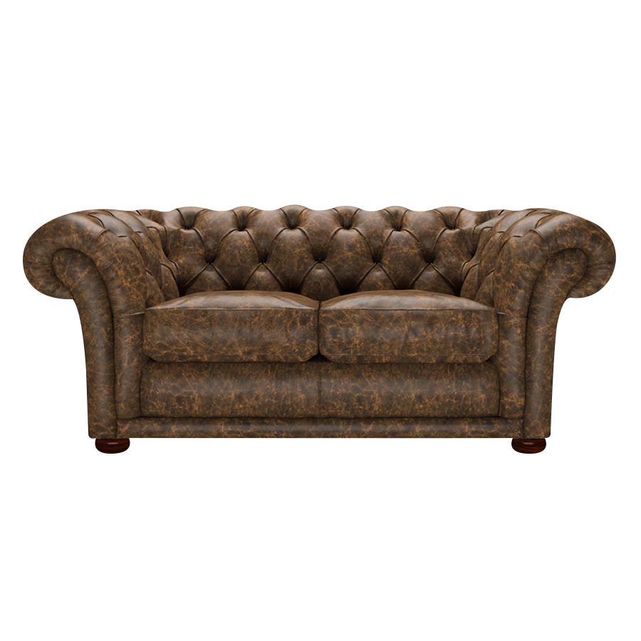 Shakespeare 2 Sits Chesterfield Soffa Etna Brandy
