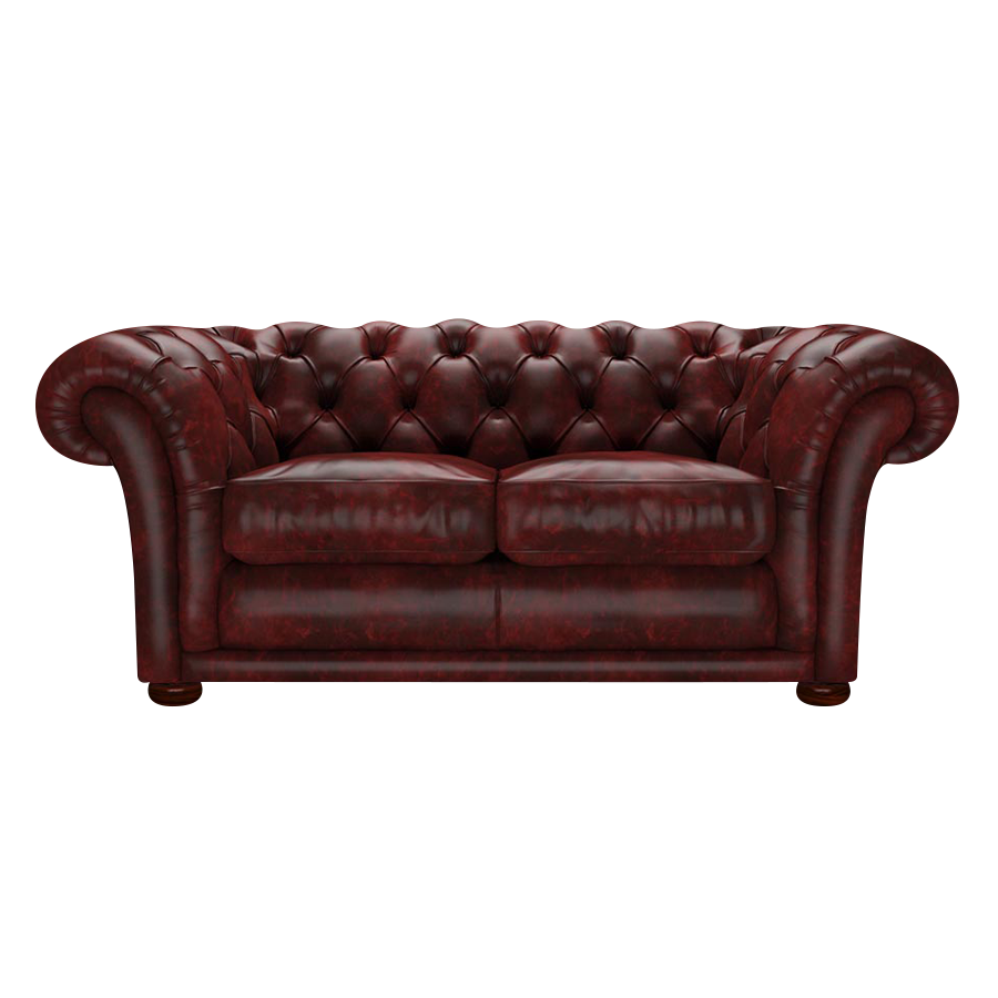 Shakespeare 2 Sits Chesterfield Soffa Etna Red