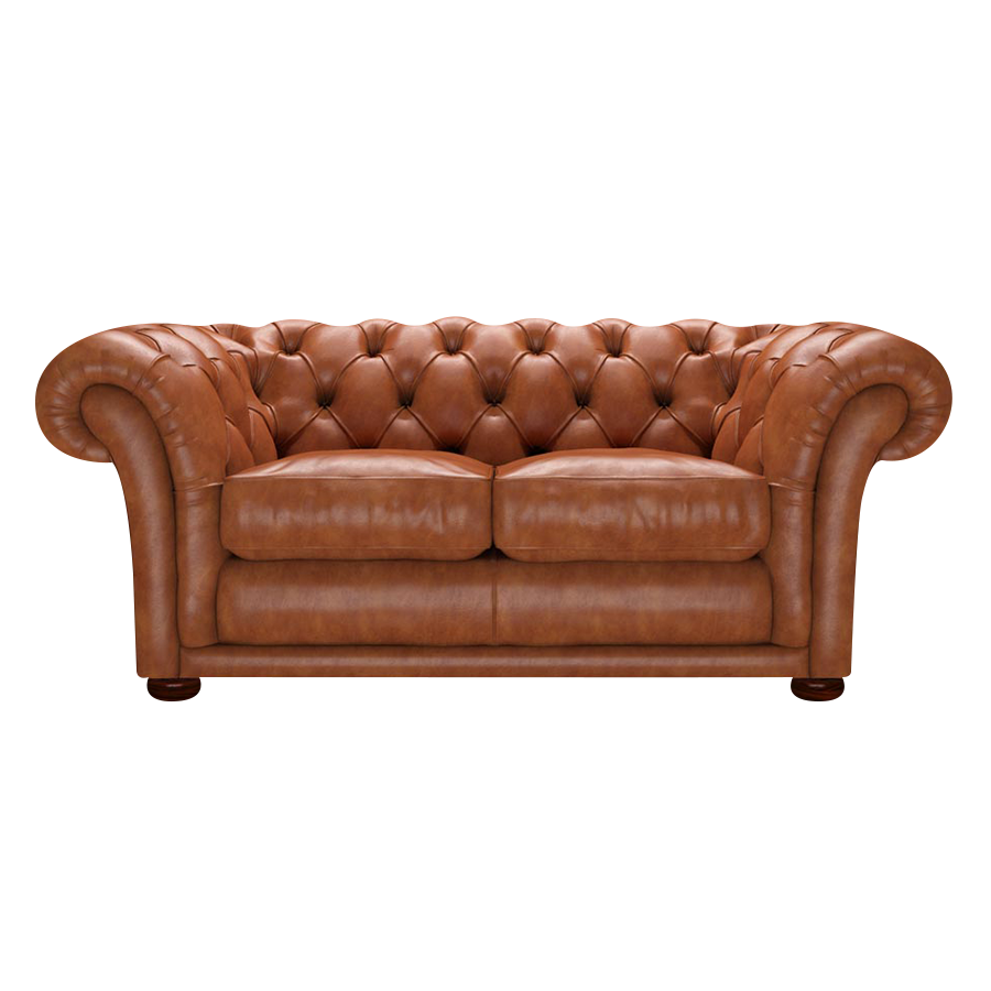 Shakespeare 2 Sits Chesterfield Soffa Old English Bruciato