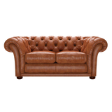 Shakespeare 2 Sits Chesterfield Soffa Old English Bruciato