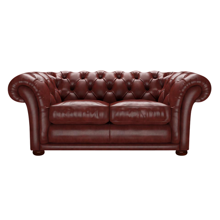 Shakespeare 2 Sits Chesterfield Soffa Old English Chestnut