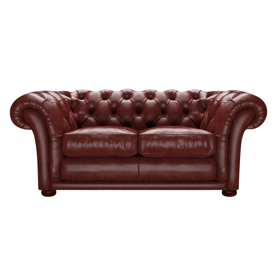 Shakespeare 2 Sits Chesterfield Soffa Old English Chestnut