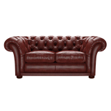 Shakespeare 2 Sits Chesterfield Soffa Old English Chestnut