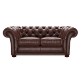 Shakespeare 2 Sits Chesterfield Soffa Old English Dark Brown