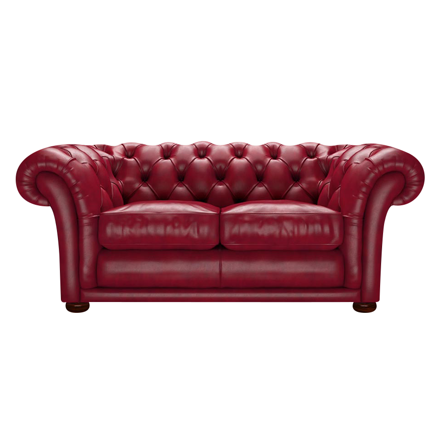 Shakespeare 2 Sits Chesterfield Soffa Old English Gamay