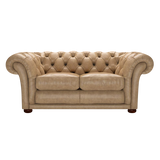 Shakespeare 2 Sits Chesterfield Soffa Old English Parchment