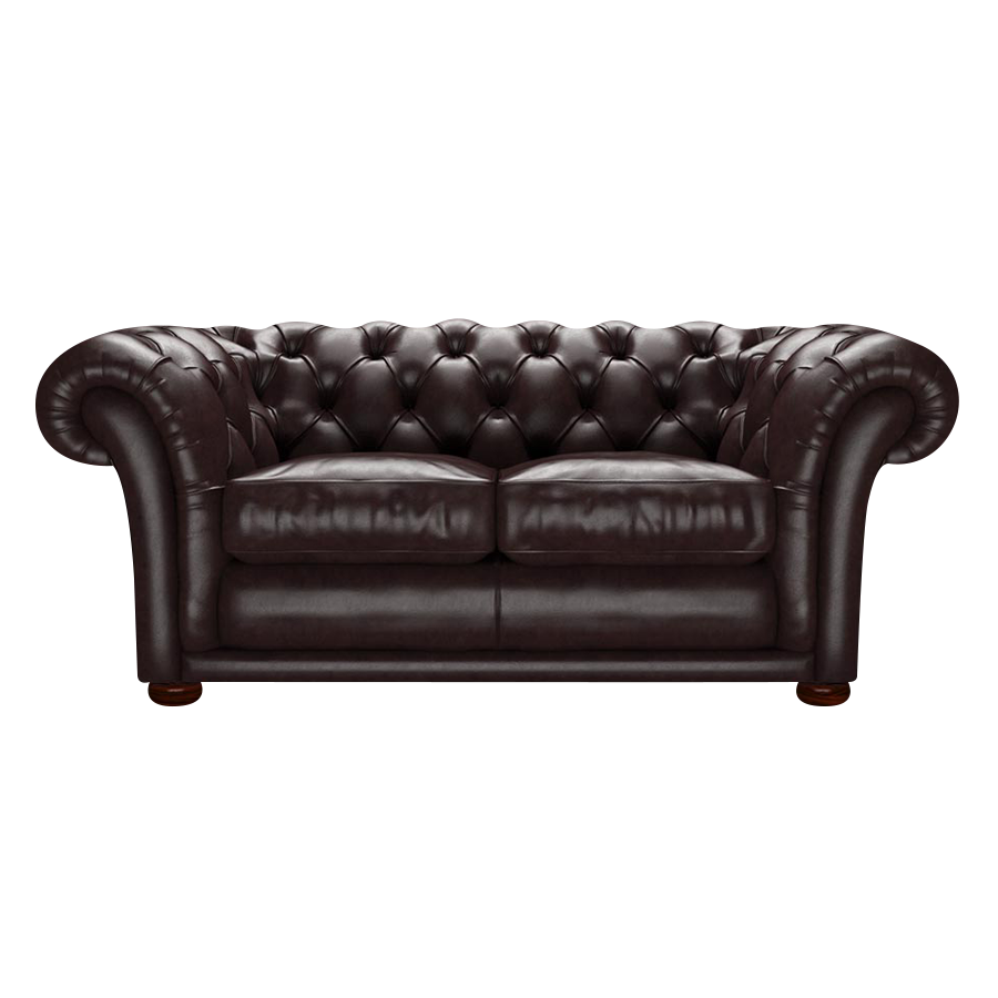 Shakespeare 2 Sits Chesterfield Soffa Old English Smoke