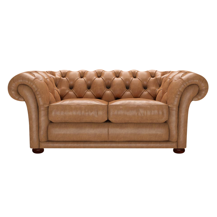 Shakespeare 2 Sits Chesterfield Soffa Old English Tan