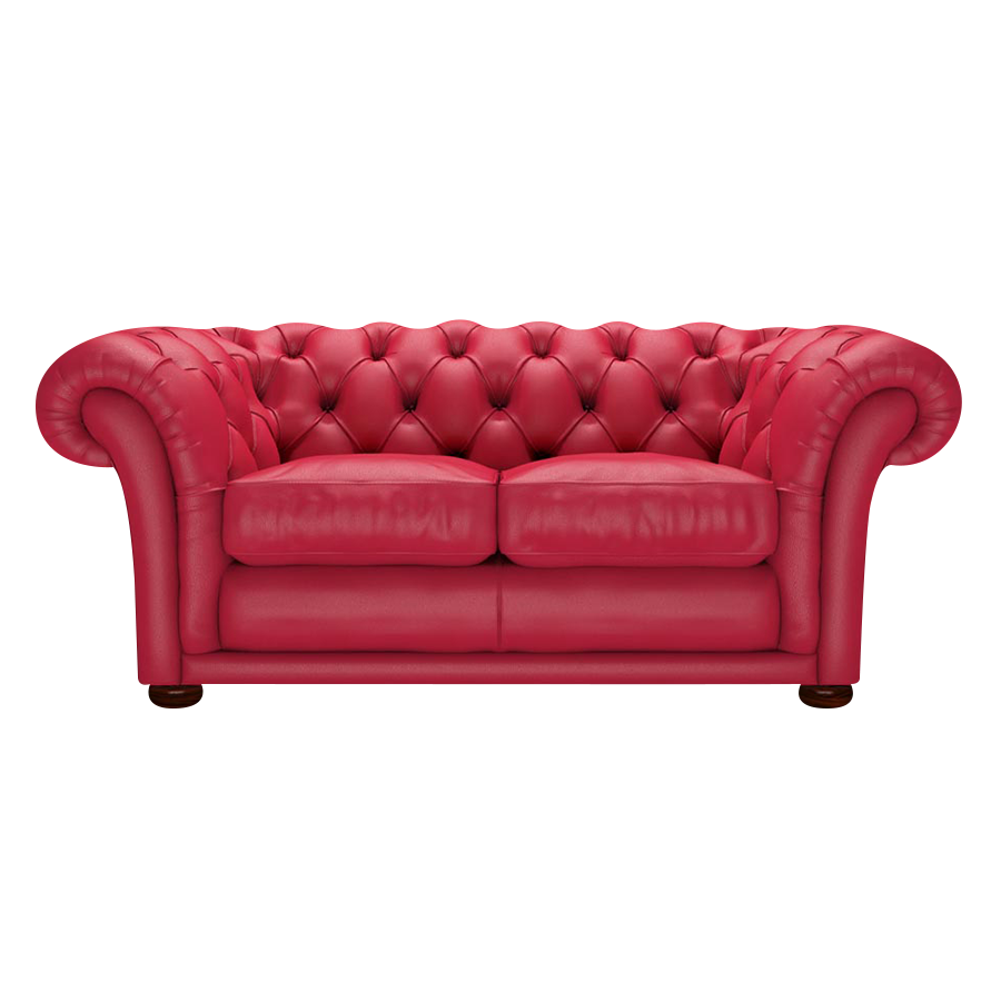 Shakespeare 2 Sits Chesterfield Soffa Shelly Flame Red