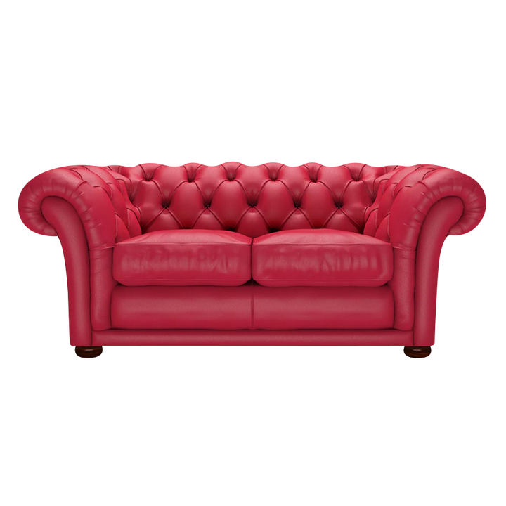 Shakespeare 2 Sits Chesterfield Soffa Shelly Flame Red