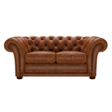 Shakespeare 2 Sits Chesterfield Soffa Tudor Chestnut