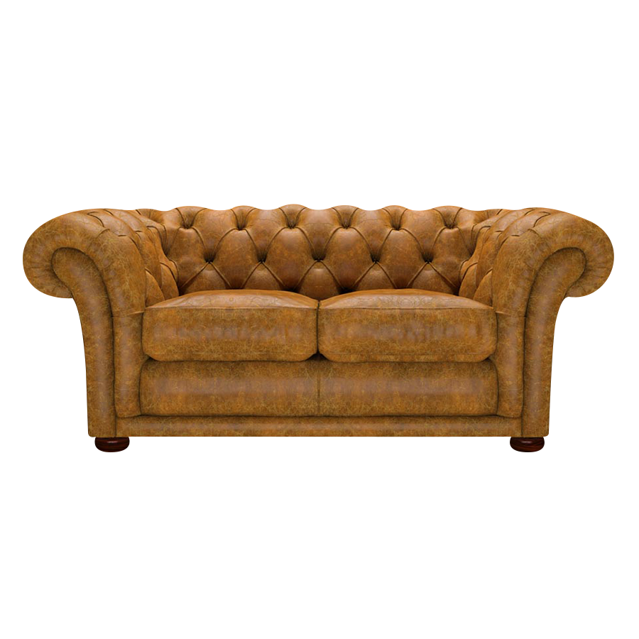 Shakespeare 2 Sits Chesterfield Soffa Tudor Mustard