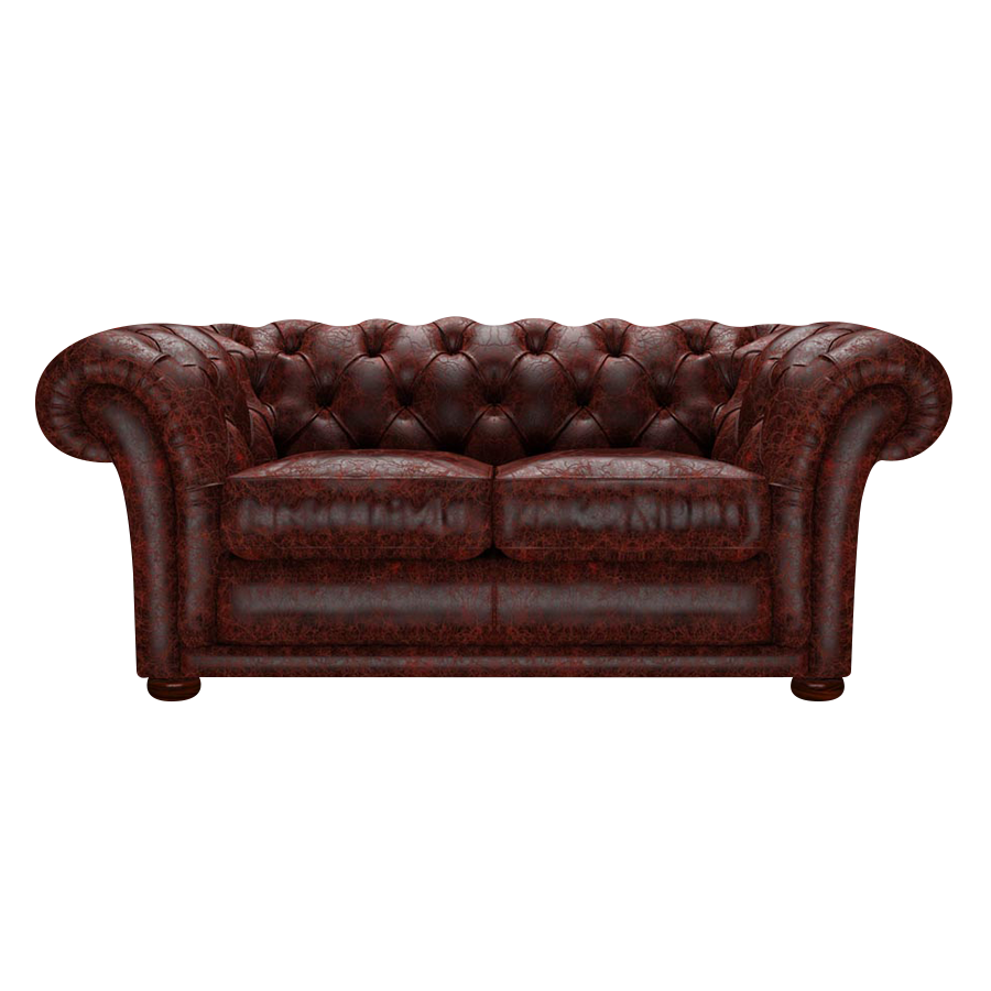Shakespeare 2 Sits Chesterfield Soffa Tudor Oxblood