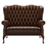 Wade 2 Sits Chesterfield Soffa Antique Autumn Tan