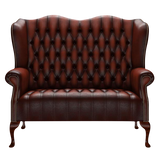 Wade 2 Sits Chesterfield Soffa Antique Chestnut