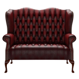 Wade 2 Sits Chesterfield Soffa Antique Red