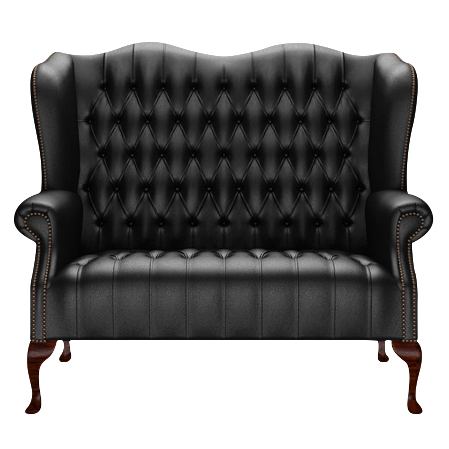 Wade 2 Sits Chesterfield Soffa Birch Black