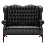 Wade 2 Sits Chesterfield Soffa Birch Black