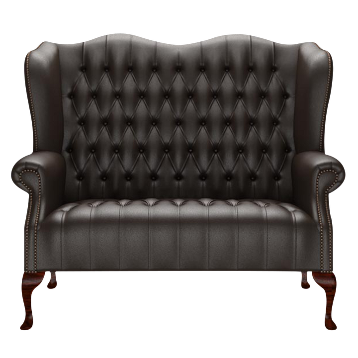 Wade 2 Sits Chesterfield Soffa Birch Brown