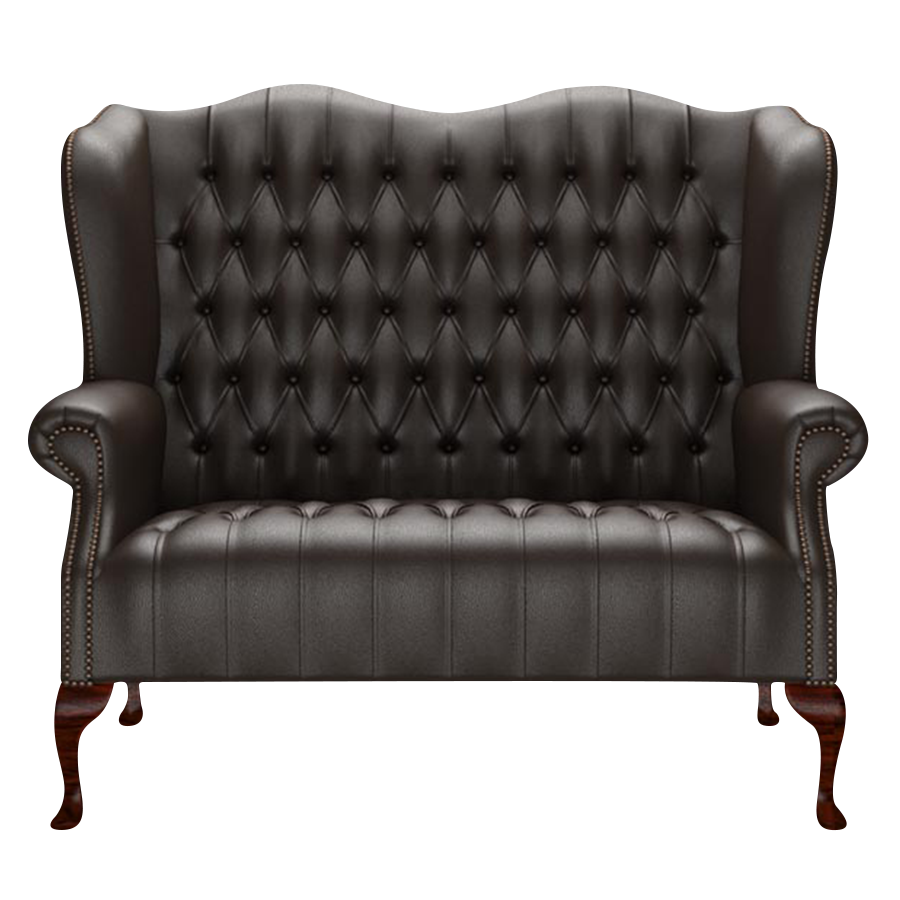 Wade 2 Sits Chesterfield Soffa Birch Brown