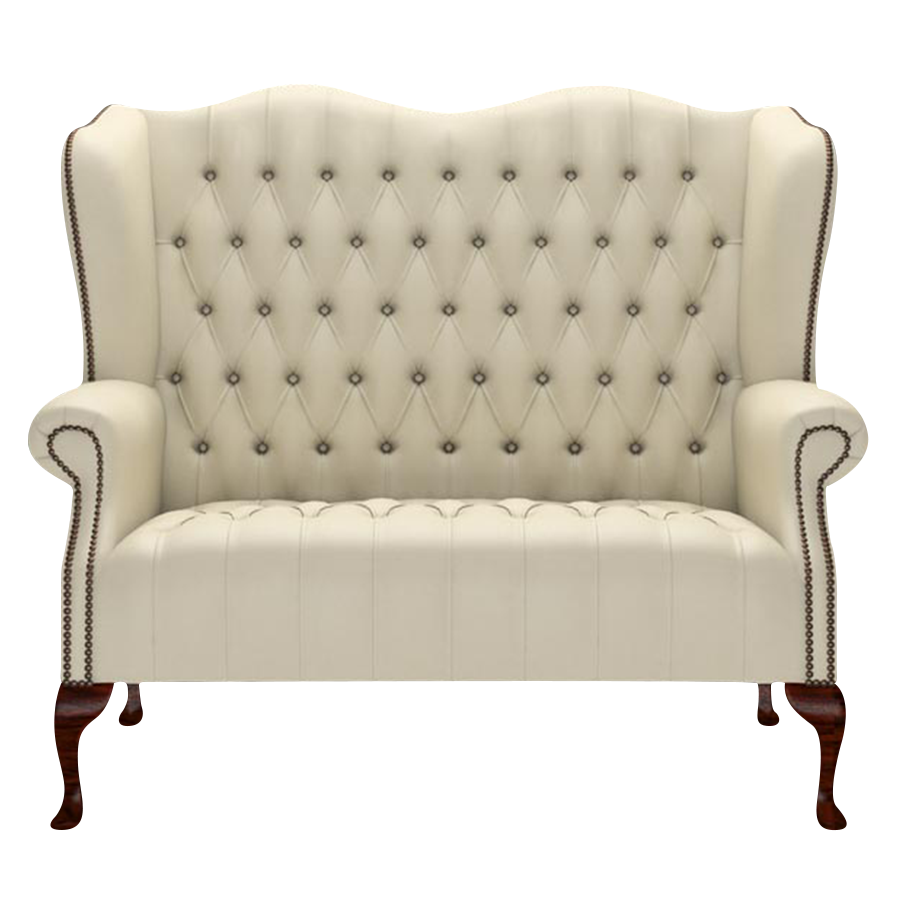 Wade 2 Sits Chesterfield Soffa Birch Ivory
