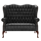 Wade 2 Sits Chesterfield Soffa Etna Black