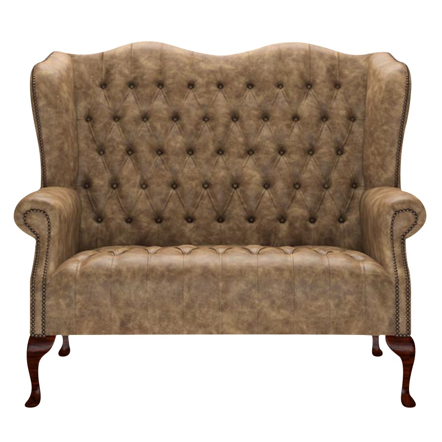 Wade 2 Sits Chesterfield Soffa Etna Camel