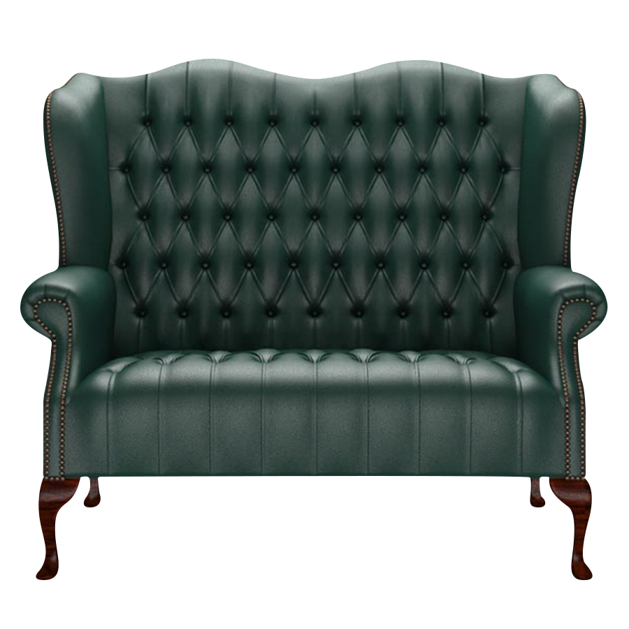Wade 2 Sits Chesterfield Soffa Birch Forest Green