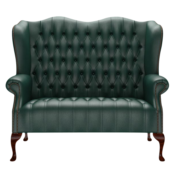 Wade 2 Sits Chesterfield Soffa Birch Forest Green