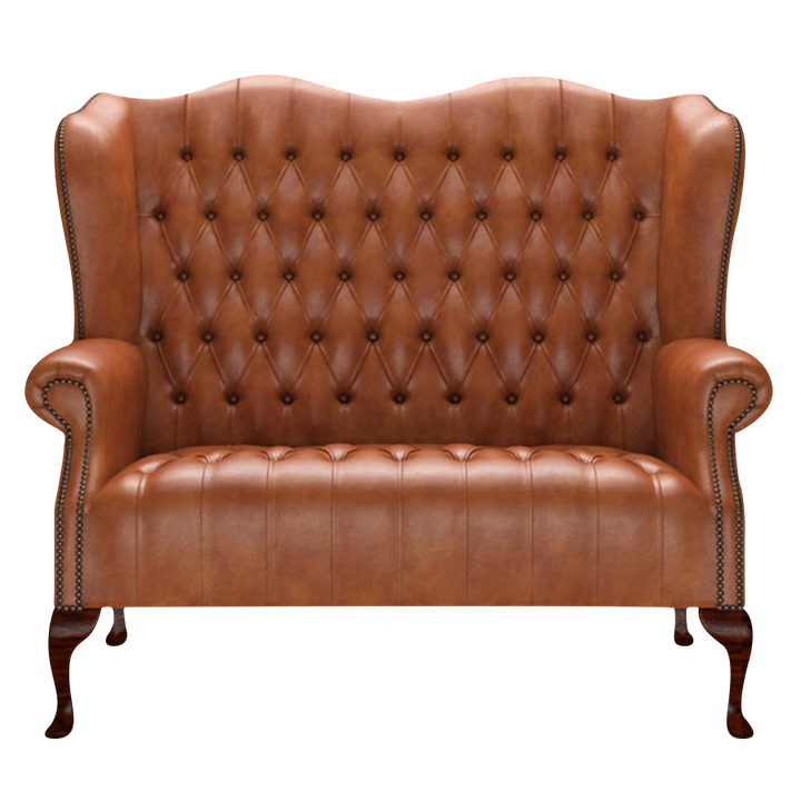 Wade 2 Sits Chesterfield Soffa Old English Bruciato
