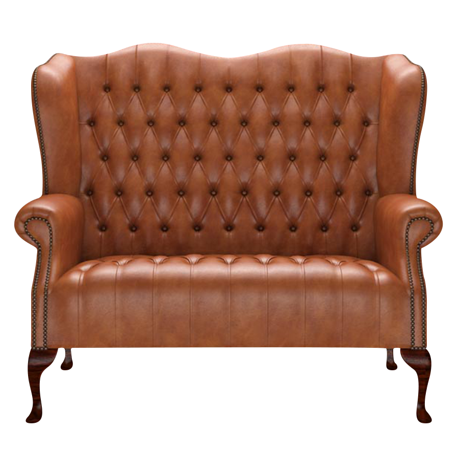 Wade 2 Sits Chesterfield Soffa Old English Bruciato