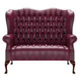 Wade 2 Sits Chesterfield Soffa Old English Burgundy