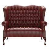 Wade 2 Sits Chesterfield Soffa Old English Chestnut