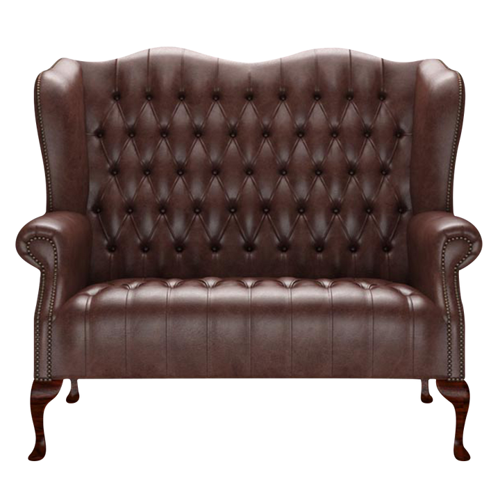 Wade 2 Sits Chesterfield Soffa Old English Dark Brown