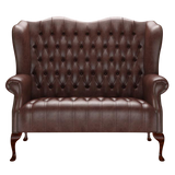Wade 2 Sits Chesterfield Soffa Old English Dark Brown