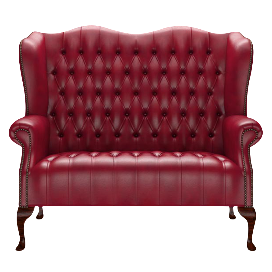Wade 2 Sits Chesterfield Soffa Old English Gamay