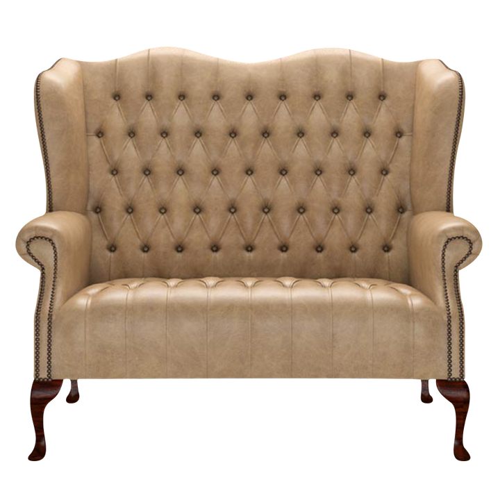 Wade 2 Sits Chesterfield Soffa Old English Parchment