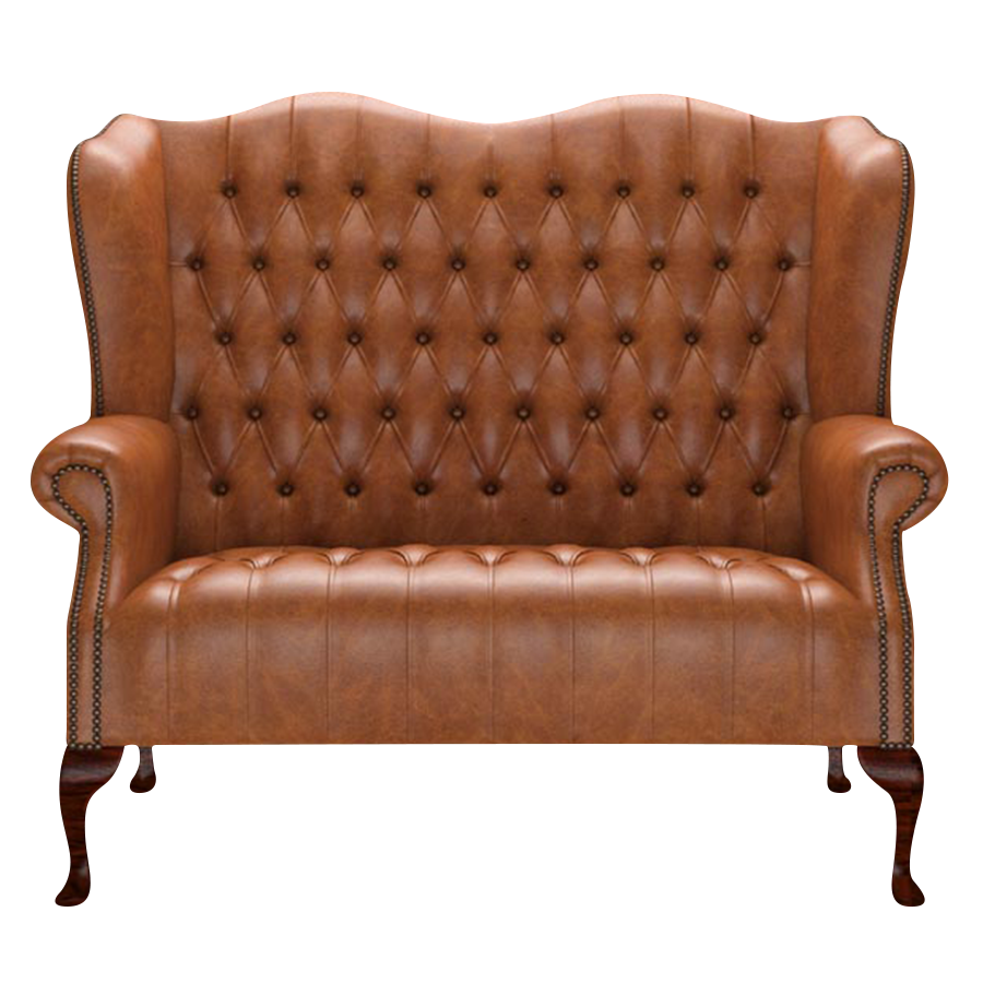 Wade 2 Sits Chesterfield Soffa Old English Saddle